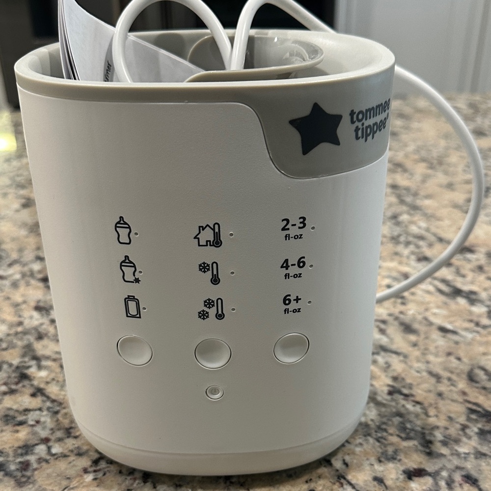 Tommee Tippee White Bottle Warmer